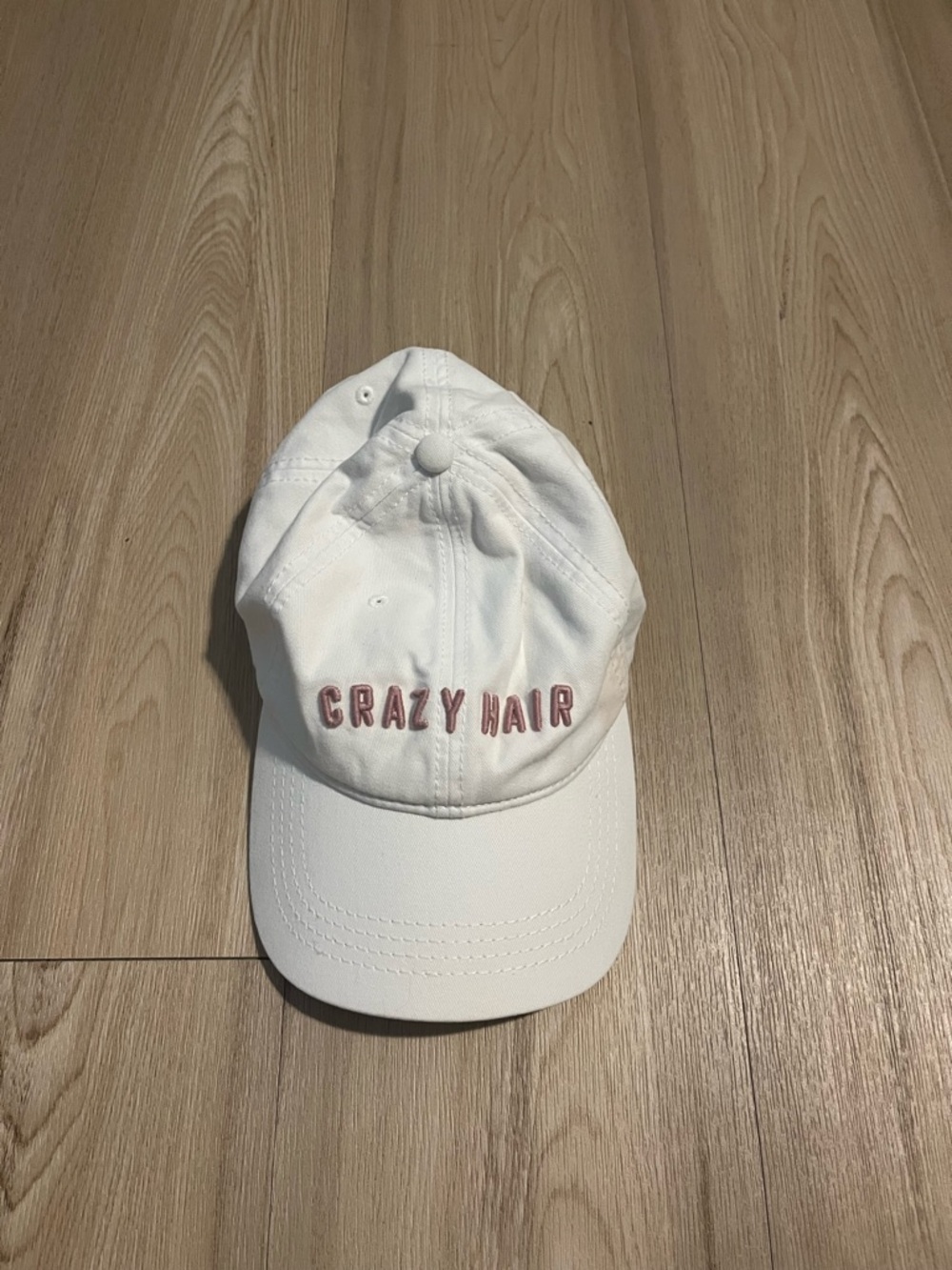 Aerie White "Crazy Hair" Cap